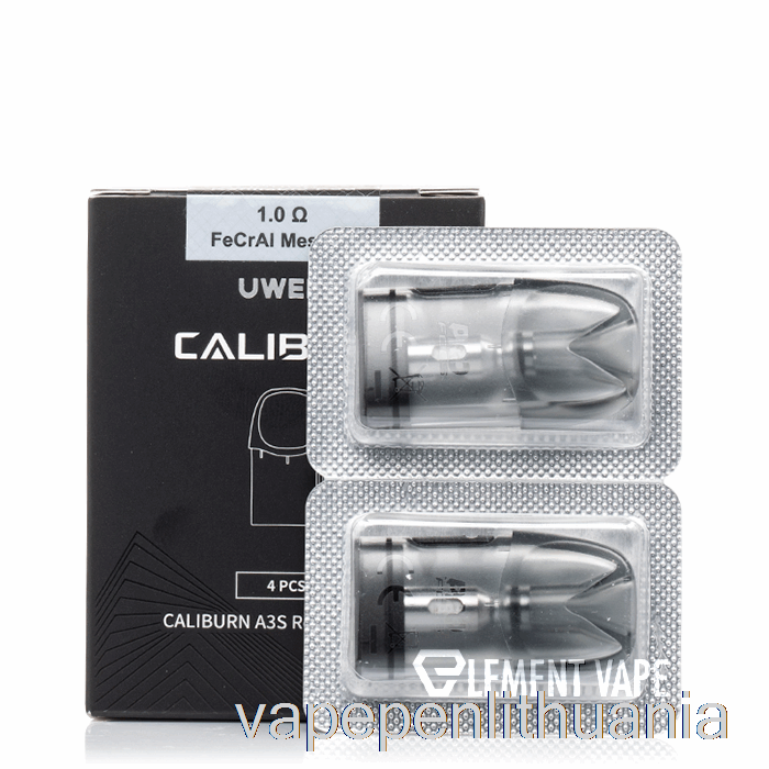 Uwell Caliburn A3s Pakaitiniai Ankštys 1.0ohm Pods Vape Skystis